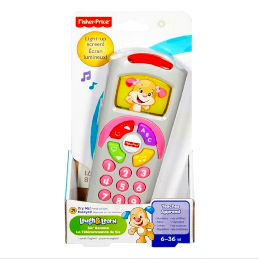 Fisher-Price Laugh & Learn Sis’ Remote Baby/Toddler Learning Toy w/Music & Light